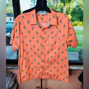 Disney Disney Parks 2020 Main Street USA Trash Can button-down shirt Size Large